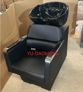 A Popular One-Setting Gold Barber <b>Chair</b> with Wash Unit Wholesaler/Distributor Shampoo <b>Chair</b> <b>for</b> <b>Sale</b> Wholesaler Distributor - Product Image 4