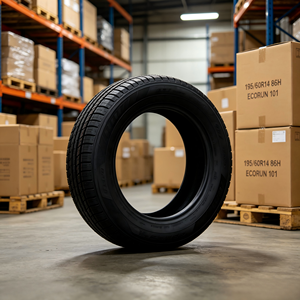 Neumático de coche 195/60R14 86H ECORUN 101 sin cámara, radial, para turismos y sedanes. - Product Image 1
