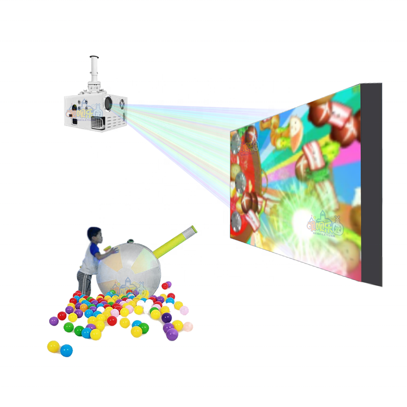 Indoor Interactive Wall Floor Shooting Ball