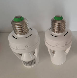 Hot Sale E27 Kunststoff Lampen fassung PIR Bewegungs sensor LED - Product Image 3