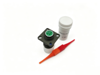 D38999/20WB04SA D38999 Series Female Socket Connector with Aluminum Alloy Shell and Gold-plated Contacts for Automotive Use