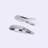 Petite pince à cheveux en métal en forme de larme de 50 mm pour la décoration des cheveux
