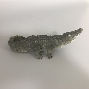Figurines d'alligator en résine polyrésine, décorations pour la maison, jouets <span class=keywords><strong>crocodile</strong></span>, sculpture, ornement, statue - Product Image 5