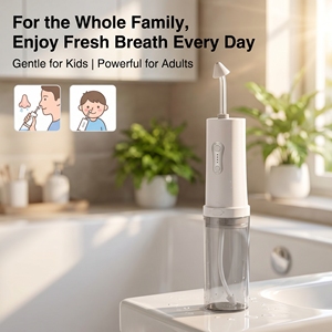 Surelycare <span class=keywords><strong>Irrigador</strong></span> <span class=keywords><strong>Nasal</strong></span> Eléctrico de 200 ml, Inalámbrico, Resistente al Agua IPX7, para Niños y Adultos, Máquina Portátil para Enjuague <span class=keywords><strong>Nasal</strong></span> - Product Image 6