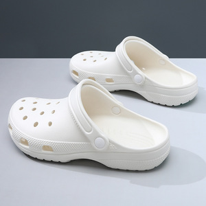Guru Men's <b>Clogs</b> EVA Outsole 3.5-4cm Heel Height Breathable Summer Outdoor Wear Closed Toe Beach Slippers - Product Image 3