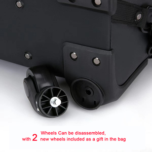 Valise à roulettes <span class=keywords><strong>grande</strong></span> capacité, sac de photographie imperméable et durable, sac à dos pour caméra vidéo DSLR avec quatre roues - Product Image 4