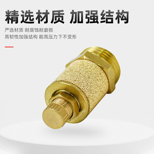 ตัวเก็บเสียงแบบนิวเมติกทองแดงสีชมพู ปรับระดับได้ ฝาครอบด้านนอกและด้านใน SSL 01 02 04 - Product Image 2