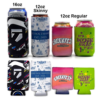 Porte-canettes isothermes vierges en néoprène de 12 oz pour sublimation, pour fêtes, mariages, événements et festivals