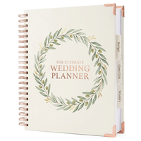 Libro Planificador de Bodas Premium, Tapa Dura, Organizador Nupcial, Diario, Papel Resistente a la Tinta de 120 g/m², Logotipo Personalizado al por Mayor de Fábrica