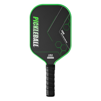 Raquette de pickleball en fibre de verre pour toutes surfaces, intérieur/extérieur, noyau en nid d'abeille PP pressé à froid 16 mm, jouez partout, OEM