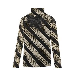 Maglietta da <span class=keywords><strong>donna</strong></span> nuova camicia da lavoro pesante a maniche lunghe con <span class=keywords><strong>maglia</strong></span> in pile - Product Image 5