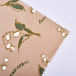 Vải Trung Quốc mềm mại, thoáng khí, in họa tiết, khổ 144cm, 175gsm, 88% Tencel, 12% lanh - Product Image 2