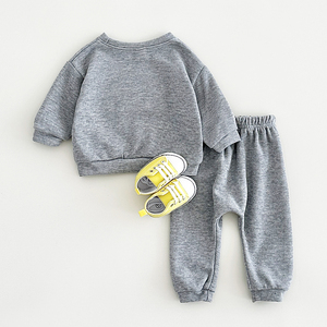 Vintage 2PCS Casual Baby Kleidung Set für Jungen und Mädchen Frühling Herbst Neugeborene Langarm Kleidung mit Regenbogen Sonne Stickerei - Product Image 6