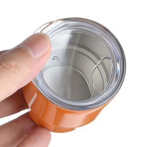 Gobelet isotherme en acier inoxydable de 2 oz, écologique, avec logo personnalisé, couvercle en plastique et paille, isolation thermique 12-24h, design mignon - Product Image 3