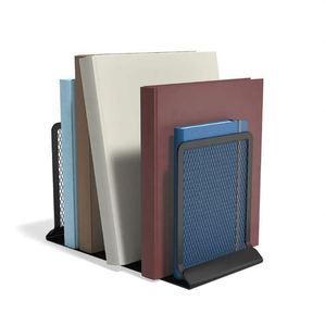 Organizador de escritorio de malla metálica, soporte para libros, estantería, sujetalibros, soporte para teléfono, sujetalibros únicos, estante de lectura - Product Image 1