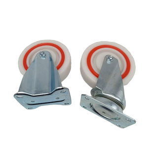 Superior Heavy Steel Plate Cabinet Casters Complete Mounting <b>Kit</b> No-Noise <b>Rolling</b> And Corrosion Resistant For Workbench Cart - Product Image 1