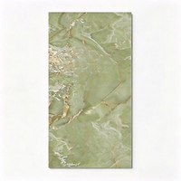 Dalle de pierre frittée vert saphir antique 1600x3200mm, étanche et anti-rayures pour murs, sols, comptoirs, piscines et salles à manger