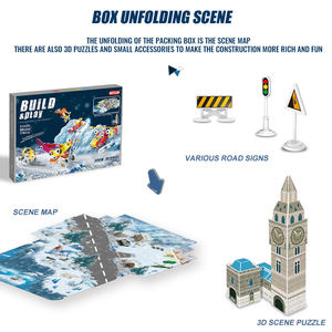 Hanye Kit de Construction DIY 178 Pièces : Maquette d'Avion et Tour de Cloche – Jouet Éducatif STEM pour Enfants - Product Image 3