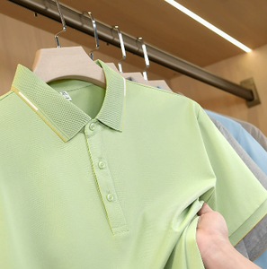 210g Uniforme de trabajo personalizado Impresión bordada Unisex 6XL Mezcla Transpirable Camisa <span class=keywords><strong>Polo</strong></span> de gran tamaño con cuello de bloque de color - Product Image 2