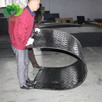 Tapis composites robustes 4x8 pieds, tapis de protection du sol pour un transport et une installation faciles