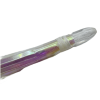 Leurres plombés arc-en-ciel Flash Mylar Ballyhoo Duster vente en gros de matériel de pêche Sabiki appâts de natation