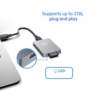 Lecteur de carte <span class=keywords><strong>CFexpress</strong></span> Type A en alliage d'aluminium haute vitesse USB-C 10 Gbit/s, adaptateur de lecteur/graveur de carte mémoire - Product Image 5
