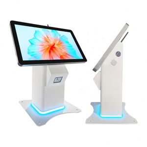 Restaurant Self Ordering Payment Kiosks <b>With</b> 80 mm <b>Printer</b> QR <b>Scanner</b> Tabletop Kiosk Touchscreen POS Holder Self Checkout Kiosk - Product Image 1