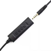 Headset Komputer USB LS-G34 Best Seller dengan Mikrofon 3.5mm yang Dapat Diputar, Driver 30mm, Bersertifikasi CE untuk Gaming PC dan Desain Sederhana