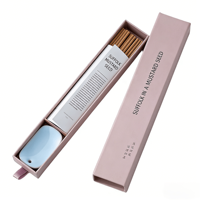 Coffret d'encens de luxe fabriqué au Japon, bâtonnets d'encens, emballage personnalisé, coffret cadeau d'encens
