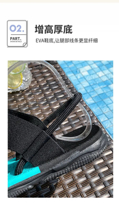 รองเท้าแตะชายหาดกลางแจ้งสำหรับผู้ชายผู้หญิงและผู้ชาย EVA แบบนุ่มเป็นพิเศษพื้นแบนรองเท้าชายหาดในร่มในร่ม - Product Image 6