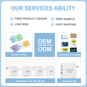 Adaptateur de <span class=keywords><strong>chargeur</strong></span> mural rapide 65W 3 ports GaN PD QC 3.0 pour iPhone Xiaomi <span class=keywords><strong>Huawei</strong></span> Samsung Téléphone portable Ordinateur portable Qualité supérieure en vente - Product Image 3