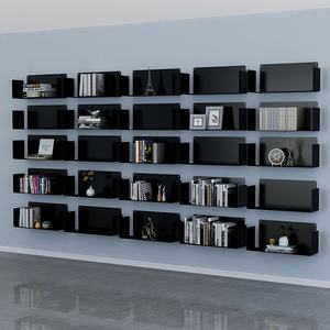 키노 혁신적인 3단 접이식 벽 선반 모던 스타일 거실 수납장 책 보관 어린이 친화적 인기 판매 - Product Image 4