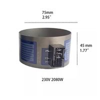 Le serpentin de chauffage à couche mince convient aux accessoires de chauffage de pompe à eau de pompe de circulation de chauffage de lave-vaisselle Siemens