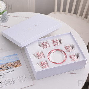 Deluxe Bone China Condensed <b>Cup</b> Saucer Family Afternoon <b>Tea</b> <b>Cup</b> Turkiye Coffee <b>Set</b> - Product Image 3