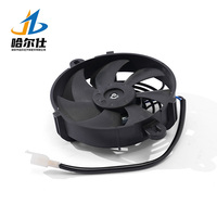 Ventilateur de radiateur universel en nylon HES 5,5 pouces 12V à haut débit d'air, refroidi par eau pour Chopper/Cafe/Dirt Bike |   Garantie 1 an Push/Pull
