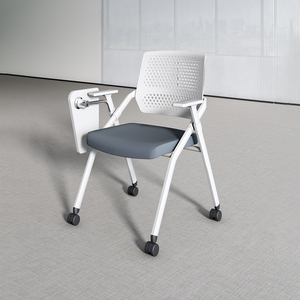 Silla de Conferencia Plegable Moderna con Estructura Metálica de Malla, Económica y al por Mayor, para Salas de Reuniones y Centros de Capacitación - Product Image 2