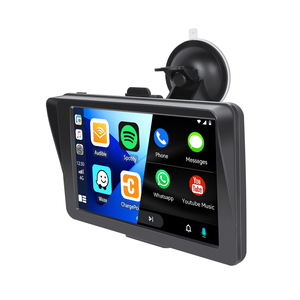 Xách tay xe Stereo 7inch xe đài phát thanh đa phương tiện Video Player màn hình cảm ứng không dây Carplay Màn hình pantalla portatil de carro - Product Image 1
