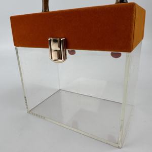 Coffrets cadeaux modernes de mariage en acrylique de poche Présentoir de friandises en gros pour les mariages - Product Image 6