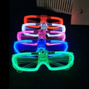Gafas LED luminosas Persianas de flash fluorescentes para fiestas de conciertos y vítores Accesorios y juguetes al por mayor Decoración de fiesta novedosa - Product Image 4