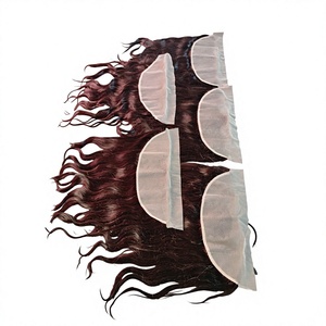 Extensions de cheveux naturels gris ondulés avec dentelle frontale HD pour femmes - Product Image 3