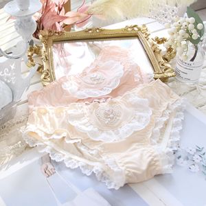 Braguitas de pareja Half-awake <span class=keywords><strong>Mary</strong></span>, estilo lencería japonesa de sirvienta, de nailon/algodón transpirable de alta elasticidad, ODM, talla grande, para chicas, 100.00kg - Product Image 4