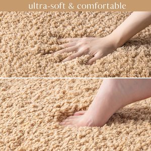 יבש מחצלת מחצלות מיקרופייבר דלת יוקרה מחצלות אמבטיה שטיח אמבטיה שאגי באיכות גבוהה סופג שטיח אמבטיה - Product Image 4