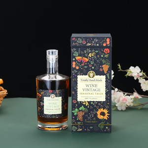 500ml 750ml bouteilles de vodka en verre de bouteille en verre de silex pour whisky gin liqueur de vin bouteilles - Product Image 2