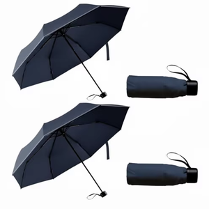 Promotional Wholesale 5-Folding Printing Anti Uv Summer Gift Umbrellas Mini Sun Pocket Compact Umbrella for Travel - Product Image 1