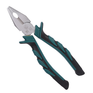 Naichi 8 Inch Wire Cutters Nickel Iron Alloy Pliers Industrial Grade Serrated Jaw Spring Tool - Product Image 2