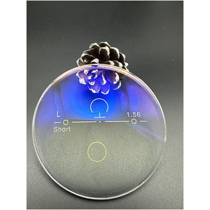 Résine Premium 1.56 Bleu HMC Revêtement 70MM <span class=keywords><strong>Lentilles</strong></span> Progressives Lunettes <span class=keywords><strong>de</strong></span> <span class=keywords><strong>Couleur</strong></span> Claire <span class=keywords><strong>avec</strong></span> <span class=keywords><strong>Correction</strong></span> <span class=keywords><strong>de</strong></span> la Myopie Coupe Bleue - Product Image 2