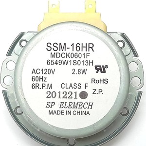 Moteur de plateau tournant pour four à micro-ondes Ssm-16hr, 120V, 2,8W, classe F, 6 tr/min, fabriqué en Chine - Product Image 4