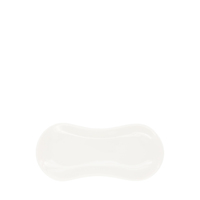 Soporte para Tacos Rabanera, Plato de Cerámica Blanco de 14x6 cm