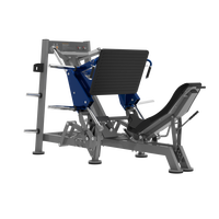 Equipo de Gimnasio, Fitness, Fuerza, Máquina de Sentadillas Especial para Ejercicios con Pesas Libres, SUPER LEG PRESS 45 °