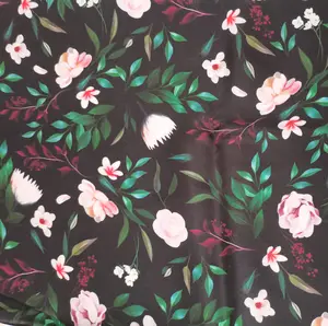 Choose fabric to do sublimation custom design printing indian chiffon satin fabrics